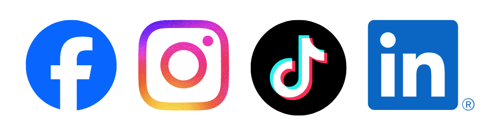 row of social media icons as an example of how to enhance a dental website