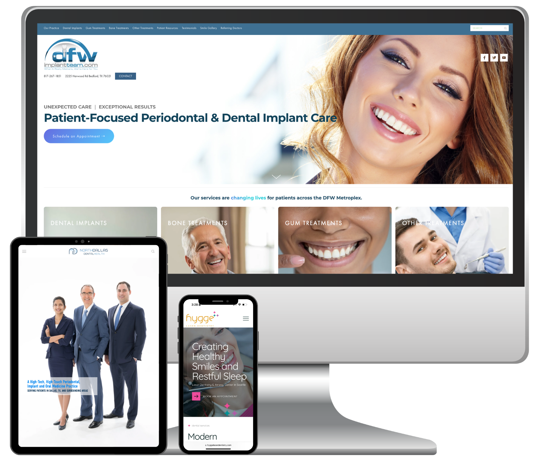 examples of great dental websites